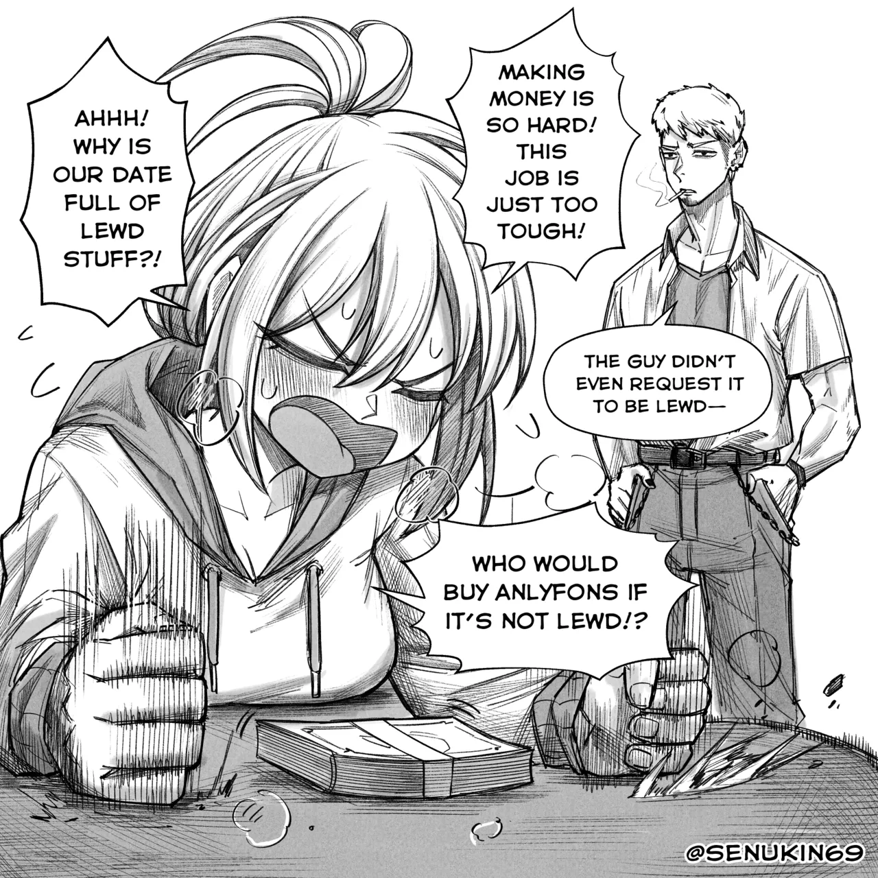 My friend's AnlyFons #1-2 page 22 - big breasts prostitution hentai manga - read online free