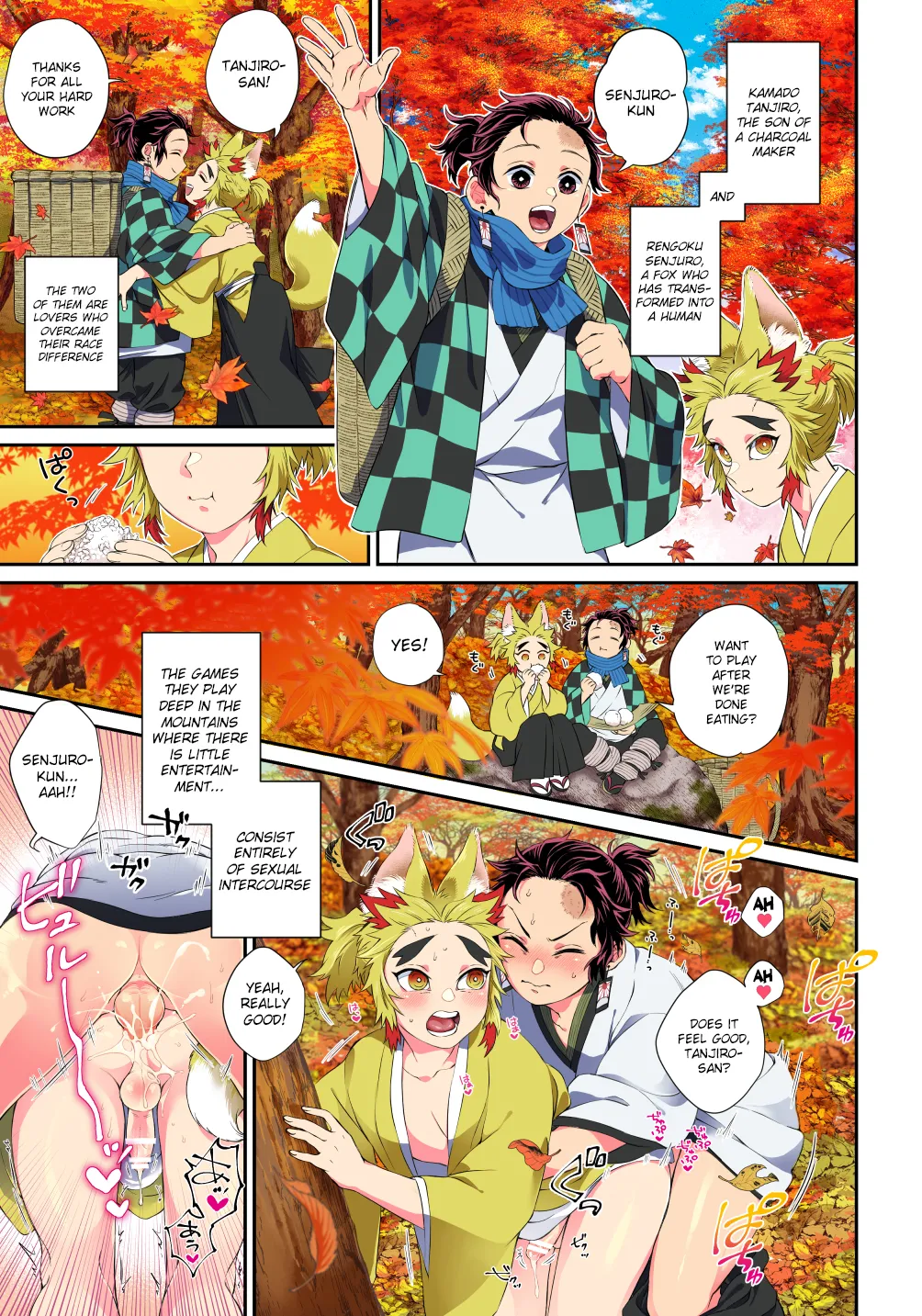 Kitsune Musubi Ni | Tying the Knot with a Fox 2 page 95 featuring tanjirou kamado kimetsu no yaiba parody - fox boy anal hentai manga - read online free