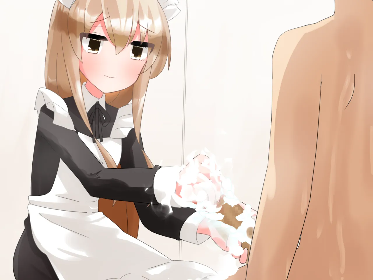 Muchi de Kiyowa na Bishoujo Maid Yatotte Ecchi na Gohoushi Saseru Hanashi page 287 original parody - maid handjob hentai manga - read online free