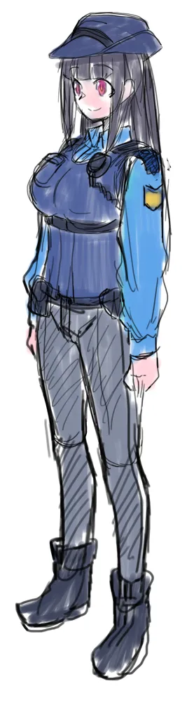 Ottorishita Chohatsu Kurokami no Onna Keisatsukan ga Sekusaroido ni Kaizosareru | A Gentle Long Black Haired Female Police Officer is Remodelled into a Sexaroid ch 1-3 - Page 9