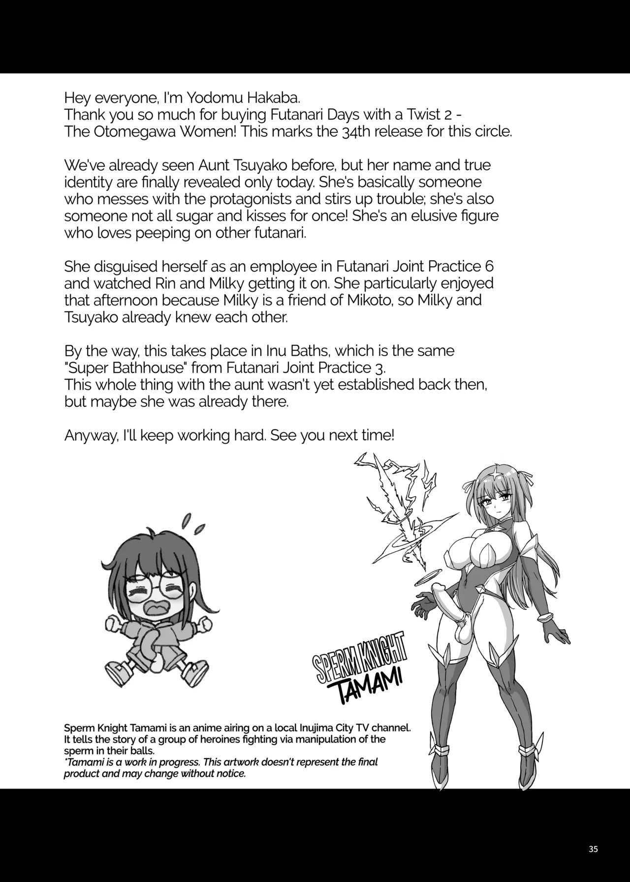 Futanari Days With a Twist 2: The Otomegawa Women page 34 original parody - futanari big breasts hentai manga - read online free