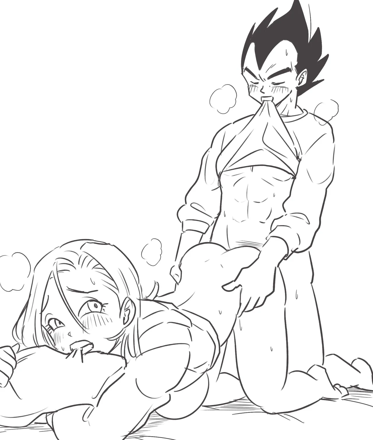 Blonde NTR Big Cock Female Fallen page 155 featuring android 18 dragon ball z parody - big breasts netorare hentai manga - read online free