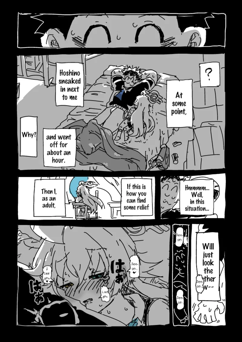 Hoshino to Sensei | Hoshino and Sensei page 22 featuring hoshino takanashi blue archive parody - sole female sole male hentai manga - read online free