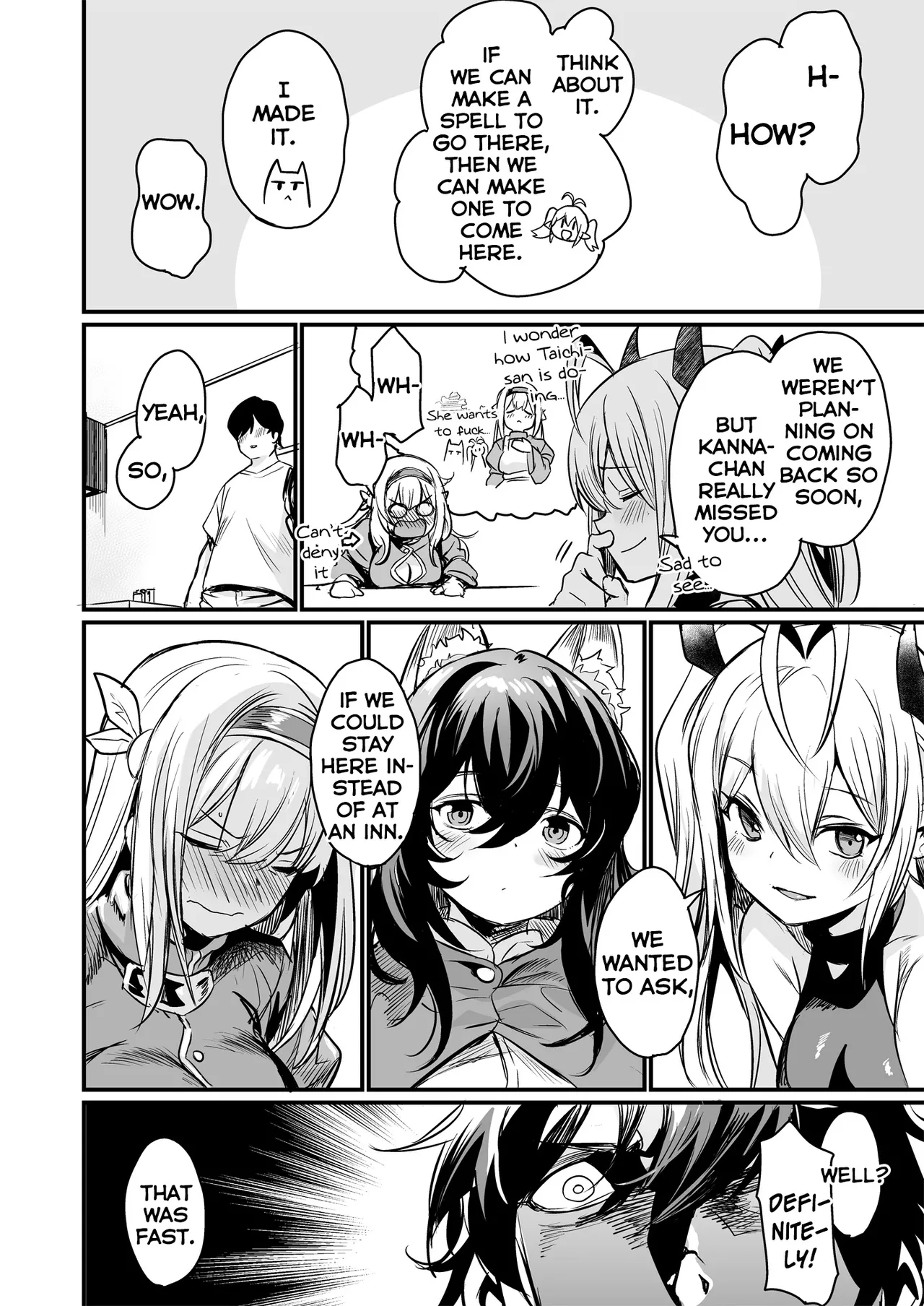 Isekai kara Kimashita. | They Came From a Different World page 44 original parody - elf big breasts hentai manga - read online free