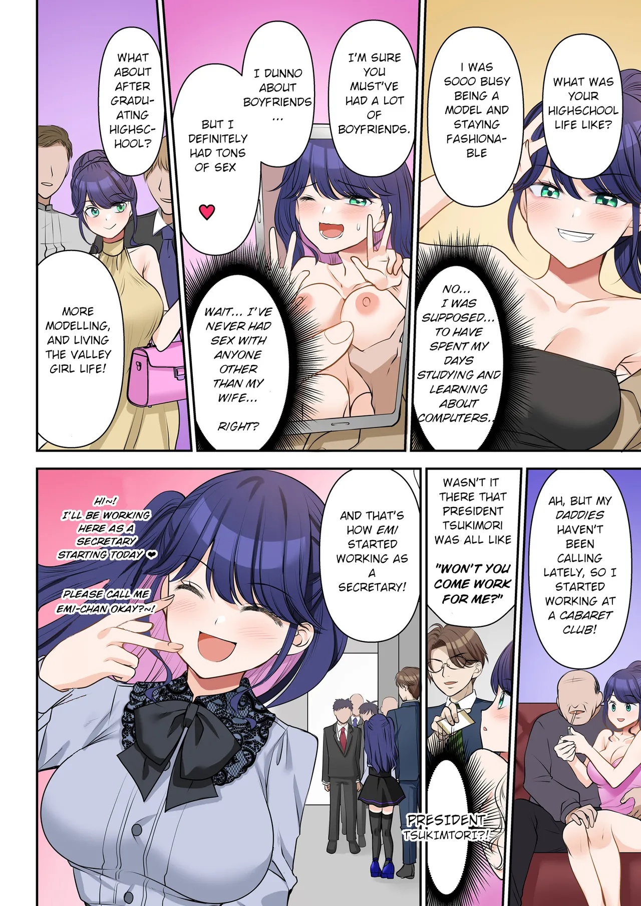 Jinsei Henkou Keiyaku Shachou♂ → Sex Hisho♀ | Life Change Contract - President♂ → SEXcretary♀ page 9 original parody - transformation big breasts hentai manga - read online free