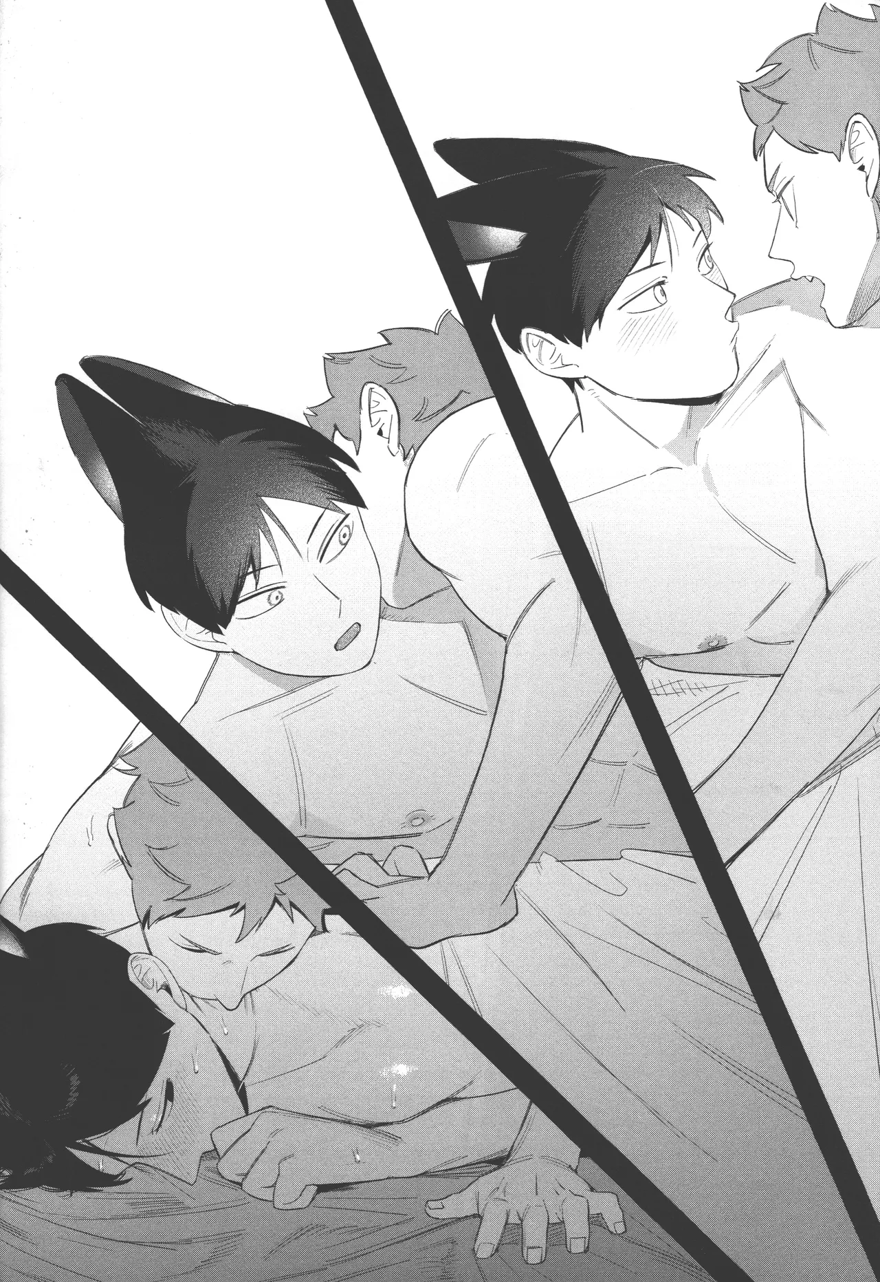 Tobio Kageyama Turned Into a Rabbit?! page 22 featuring tobio kageyama haikyuu parody - uncensored bunny boy hentai manga - read online free