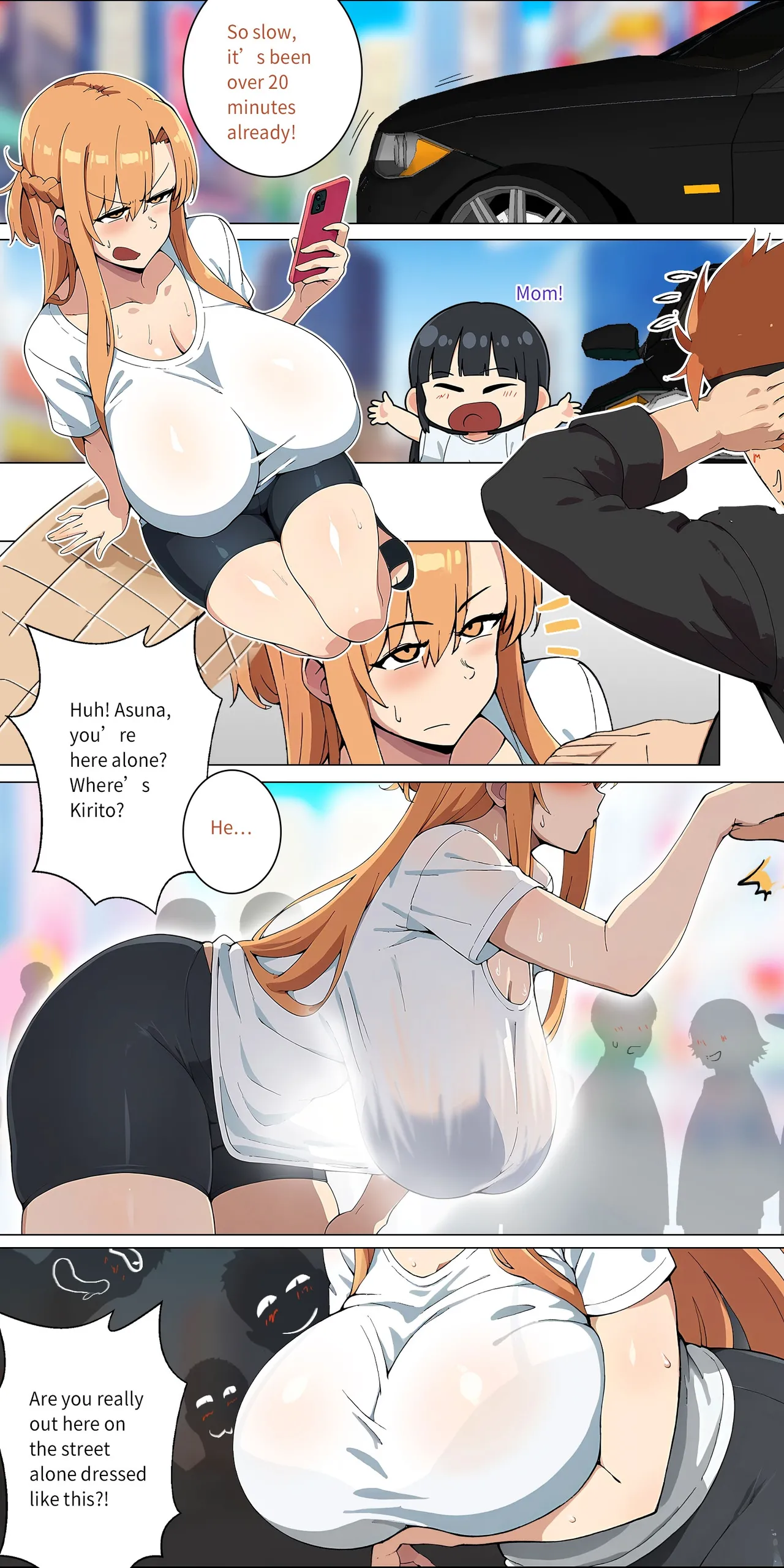 Asuna family 1-18 page 144 featuring yui sword art online parody - milf big breasts hentai manga - read online free