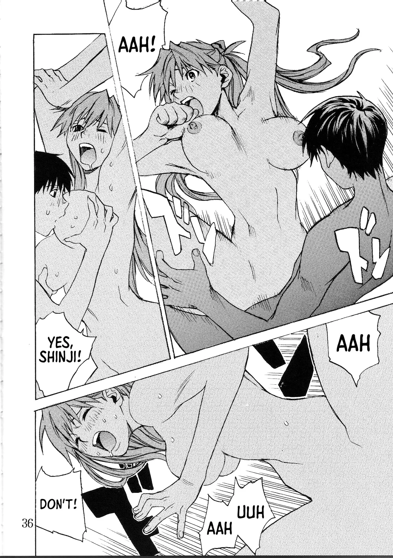 SYNCHROCORD 2 page 35 featuring asuka langley soryu neon genesis evangelion parody - sole female sole male hentai manga - read online free