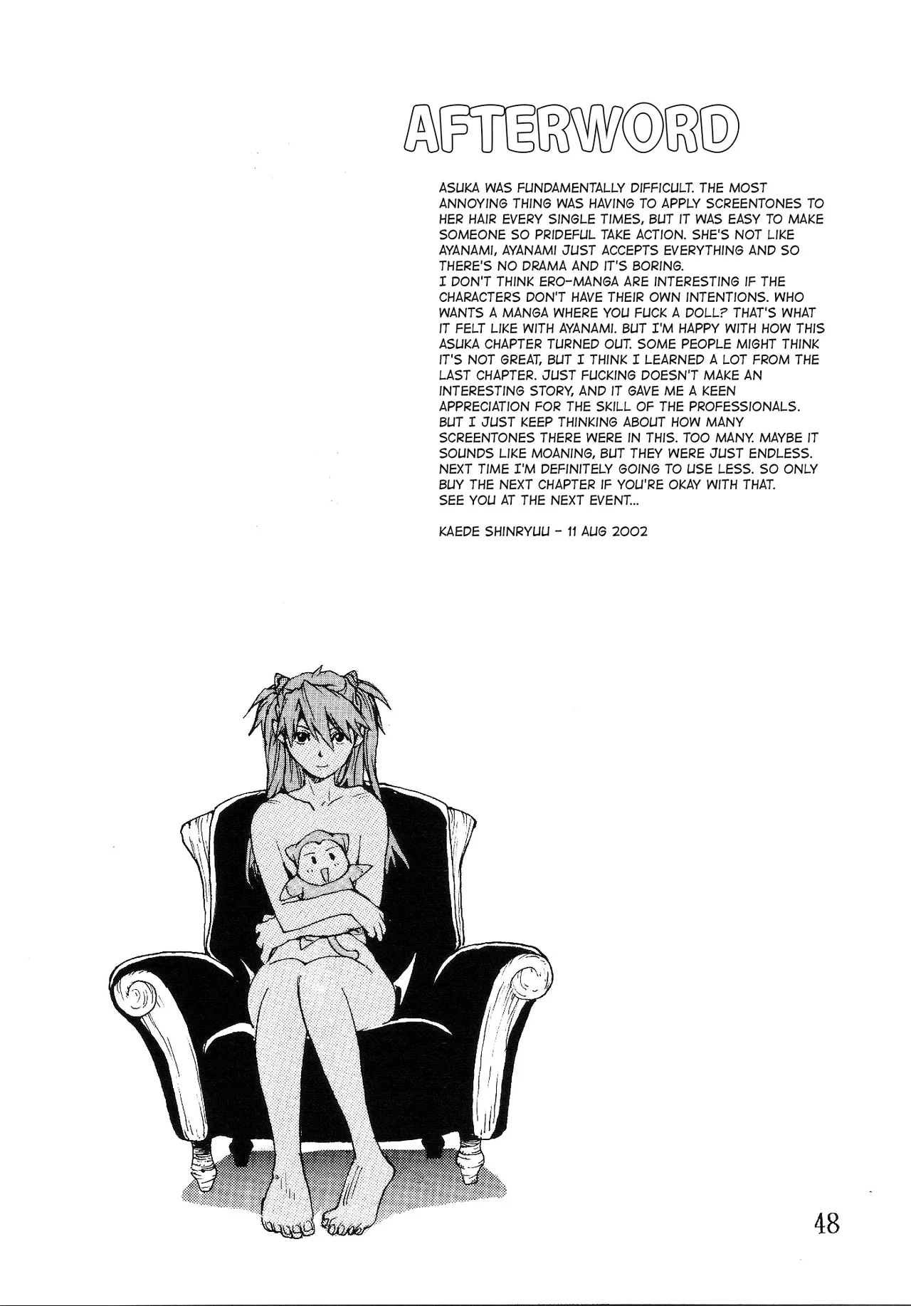 SYNCHROCORD 2 page 45 featuring shinji ikari neon genesis evangelion parody - sole female sole male hentai manga - read online free