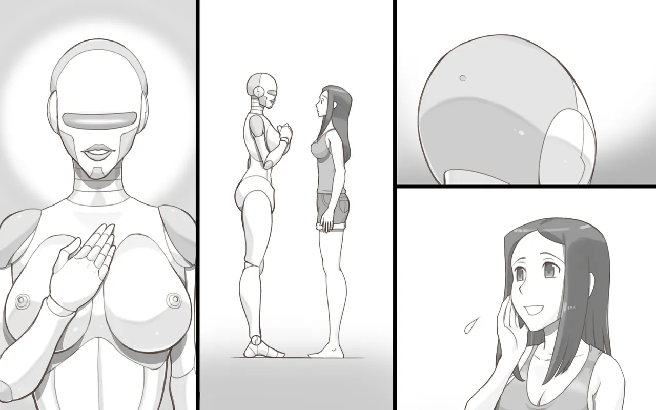 Metallic Love page 93 original parody - sole female robot hentai manga - read online free