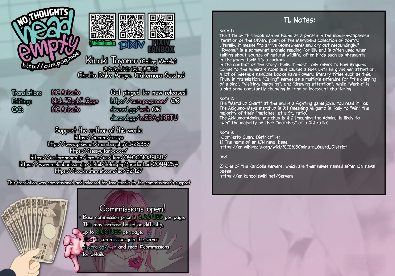 Kinaki Toyomu ー Calling Warble page 27 featuring teitoku kantai collection parody - nakadashi sole female hentai manga - read online free
