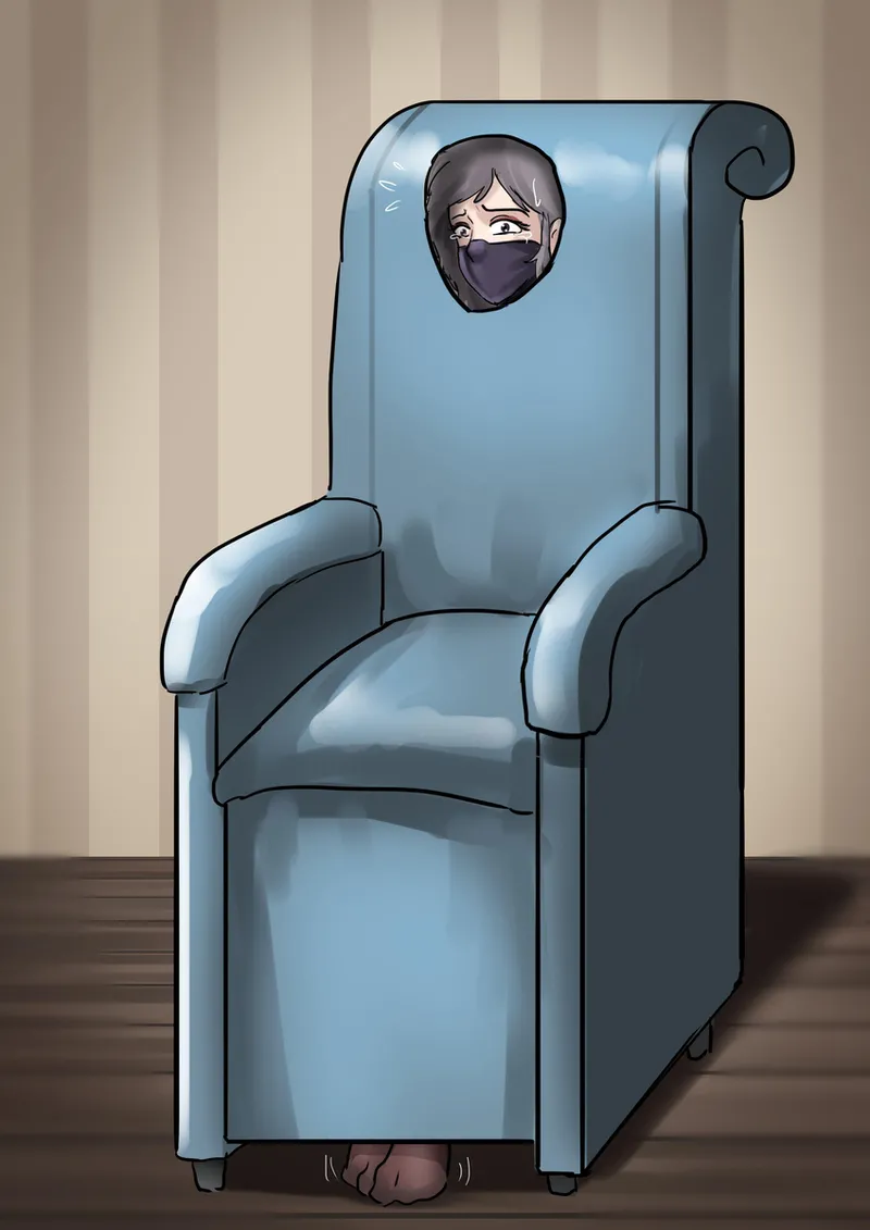 Human Furniture page 23 original parody - mouth mask bondage hentai manga - read online free