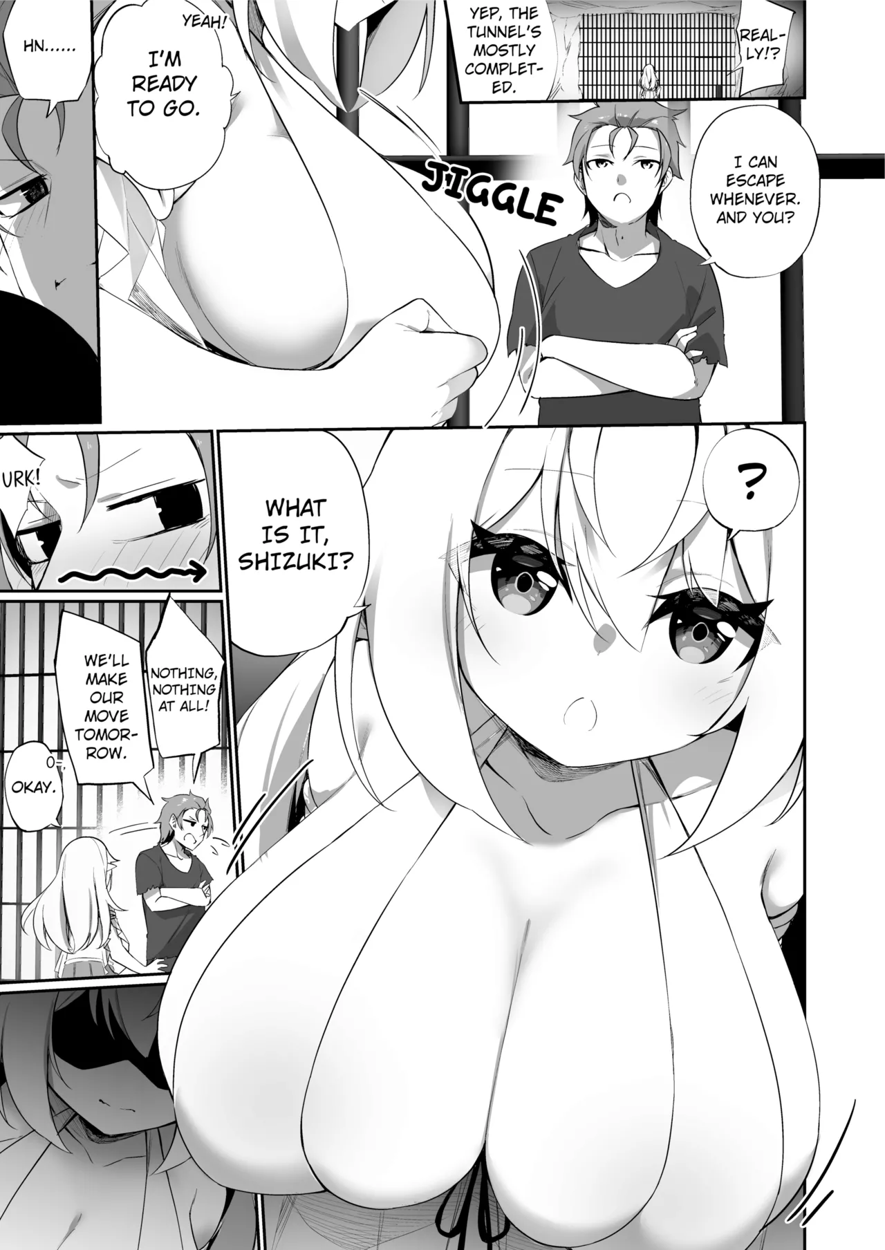 [Slime no Kanmuri (Kanmuri)] ♂ Boukensha-san ga ♀ Elf ni Sarete Shinyuu(Nakama) to Musubareru Hanashi | The Bonding Tale of ♂Adventurer-turned-♀Elf and Her Comrade [English] [Uncensored] [Digital] page 22 original parody - elf big breasts hentai manga - read online free
