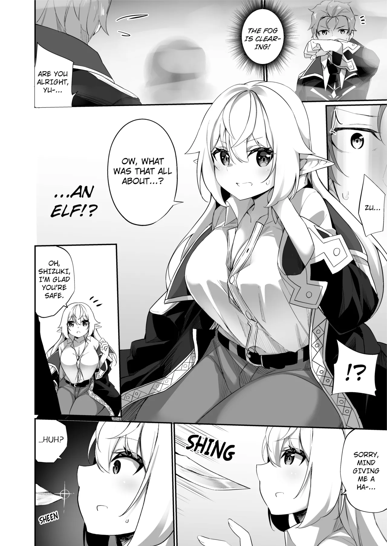 [Slime no Kanmuri (Kanmuri)] ♂ Boukensha-san ga ♀ Elf ni Sarete Shinyuu(Nakama) to Musubareru Hanashi | The Bonding Tale of ♂Adventurer-turned-♀Elf and Her Comrade [English] [Uncensored] [Digital] - Page 3