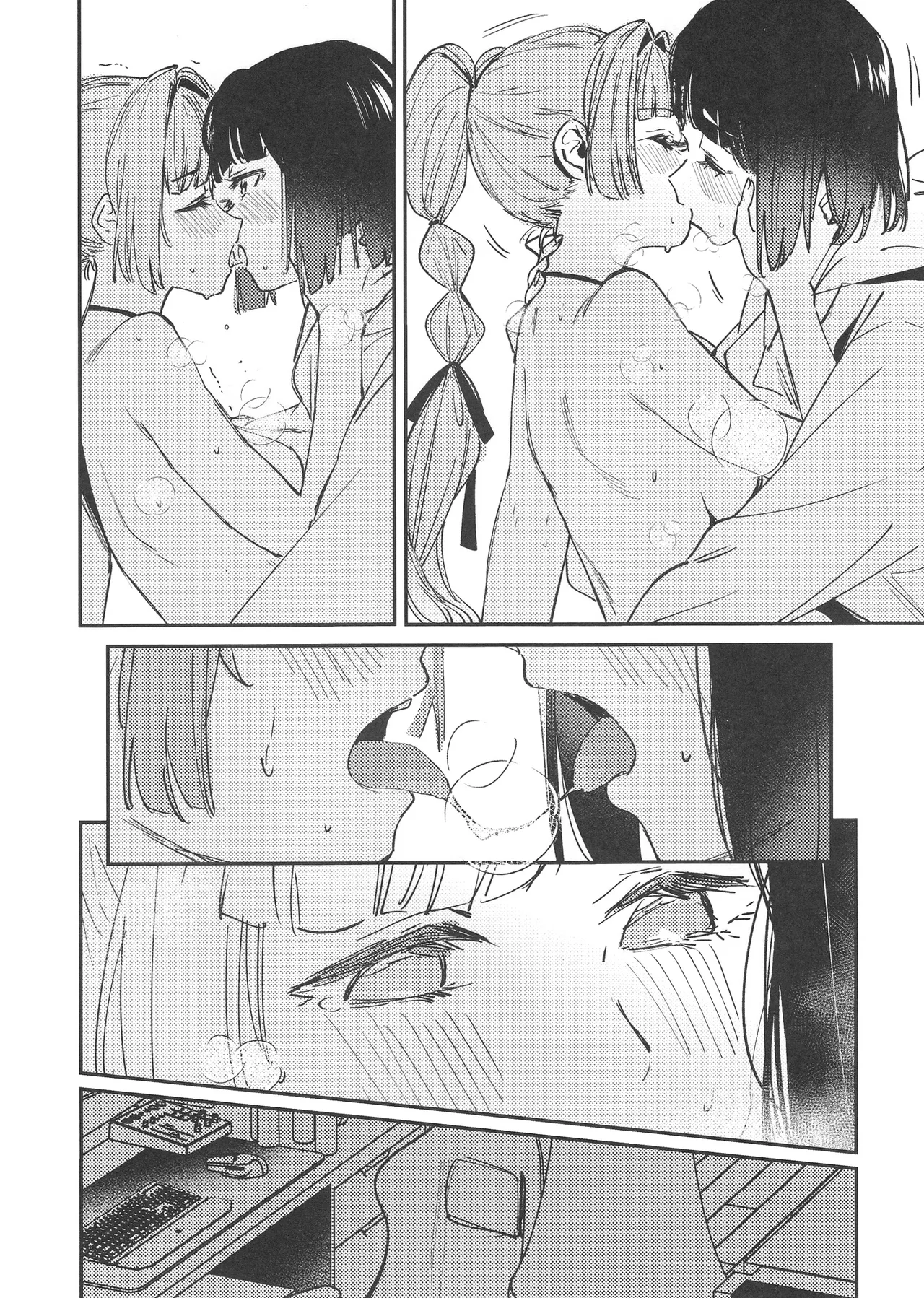 no.9 page 9 featuring ginko momose love live hasunosora jogakuin school idol club parody - yuri kissing hentai manga - read online free