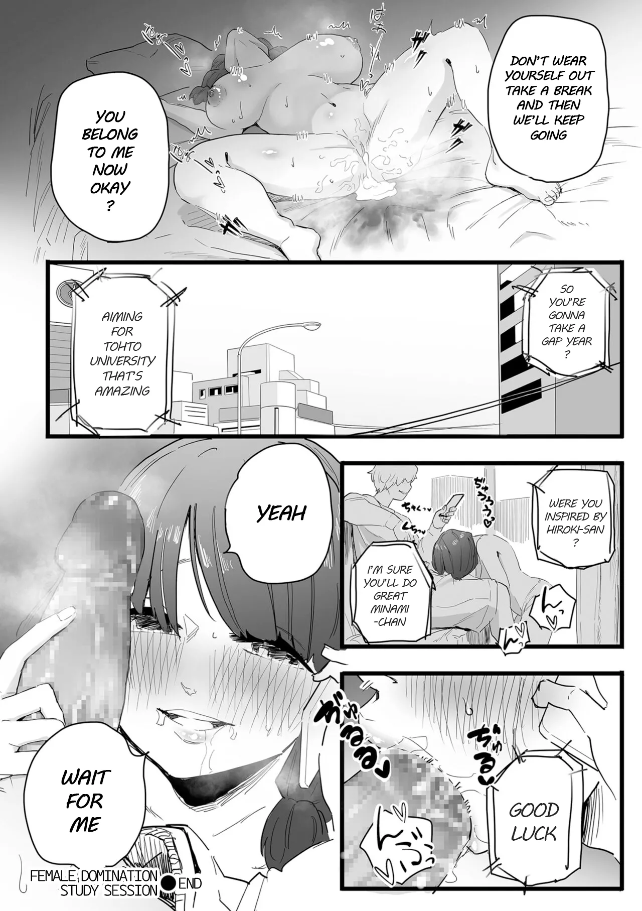 Mesu-ochi Benkyoukai | Female Domination Study Session page 30 - big breasts netorare hentai manga - read online free