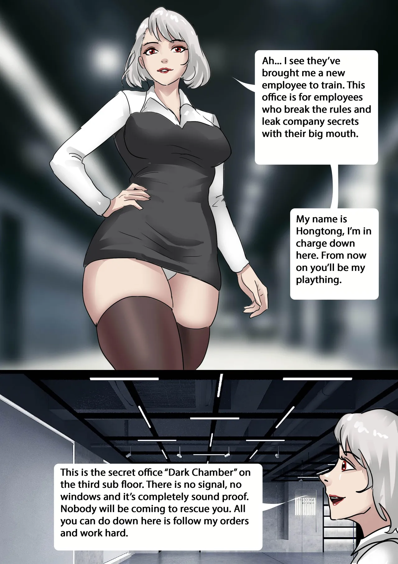 Bondage Office 1-2 page 24 original parody - stockings kemonomimi hentai manga - read online free