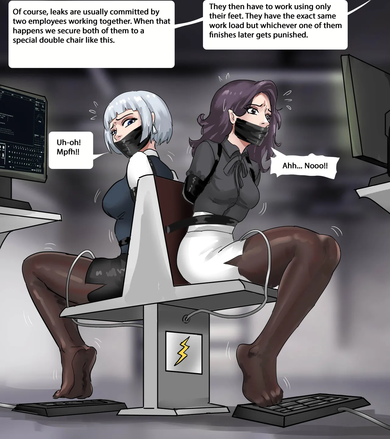 Bondage Office 1-2 page 27 original parody - stockings kemonomimi hentai manga - read online free