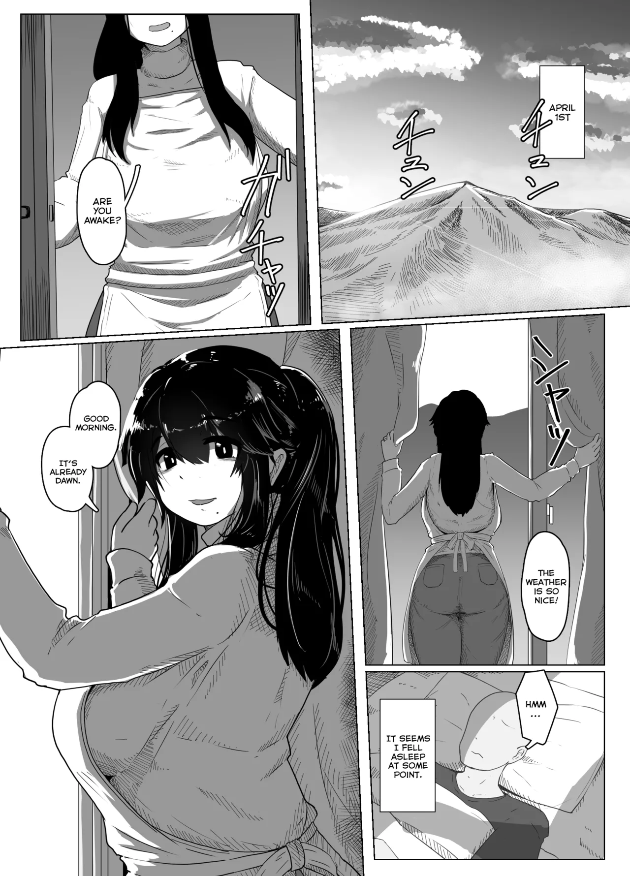 Oyasumi, Okaa-san I | Good Night, Mom I page 10 original parody - handjob milf hentai manga - read online free