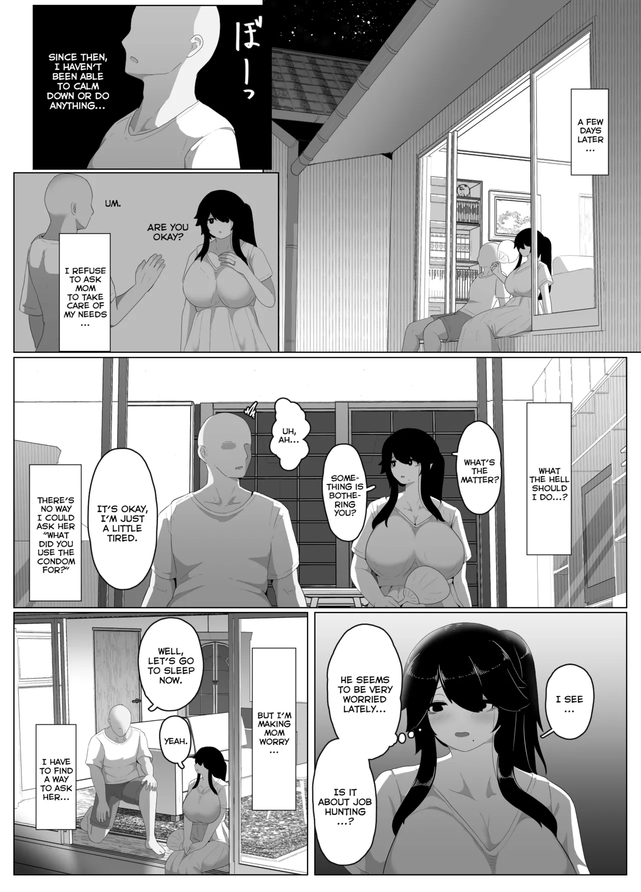 Oyasumi, Okaa-san I | Good Night, Mom I page 138 original parody - handjob milf hentai manga - read online free