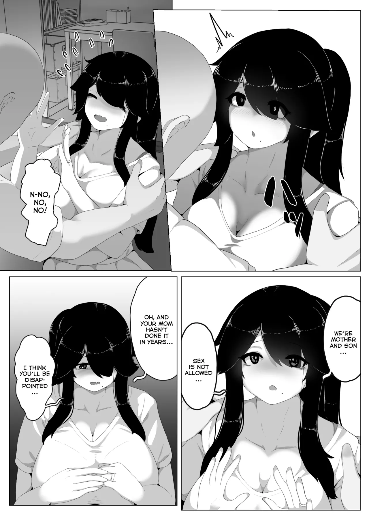 Oyasumi, Okaa-san I | Good Night, Mom I page 153 original parody - sole female sole male hentai manga - read online free