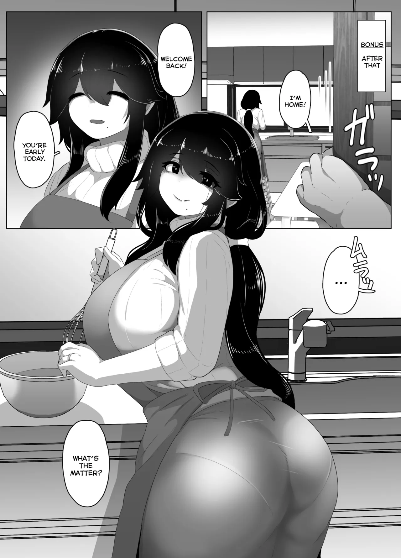 Oyasumi, Okaa-san I | Good Night, Mom I page 193 original parody - handjob milf hentai manga - read online free