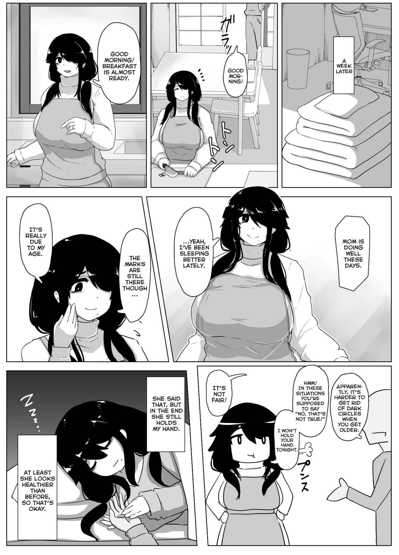 Oyasumi, Okaa-san I | Good Night, Mom I page 20 original parody - sole female sole male hentai manga - read online free