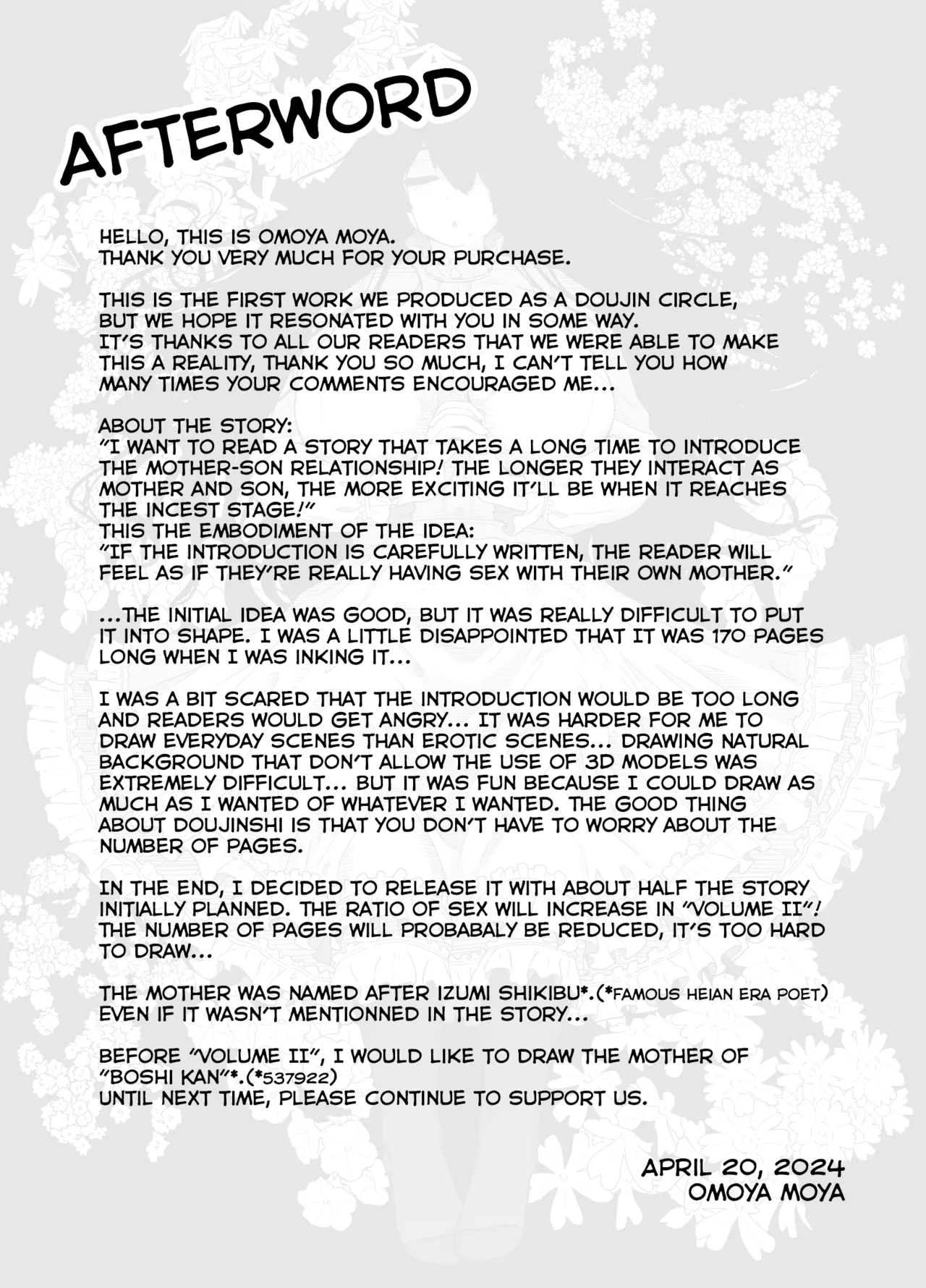 Oyasumi, Okaa-san I | Good Night, Mom I page 203 original parody - sole female sole male hentai manga - read online free