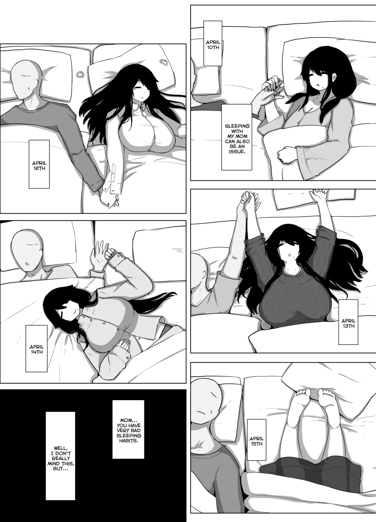 Oyasumi, Okaa-san I | Good Night, Mom I page 21 original parody - handjob milf hentai manga - read online free