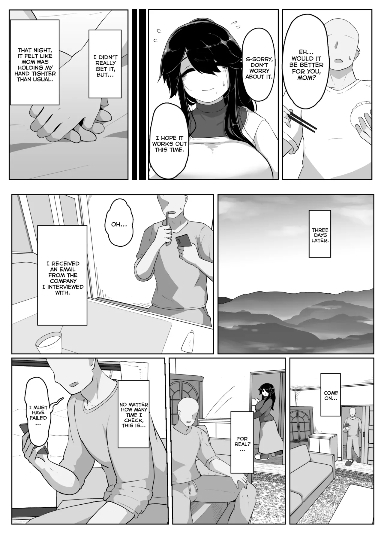 Oyasumi, Okaa-san I | Good Night, Mom I page 42 original parody - sole female sole male hentai manga - read online free