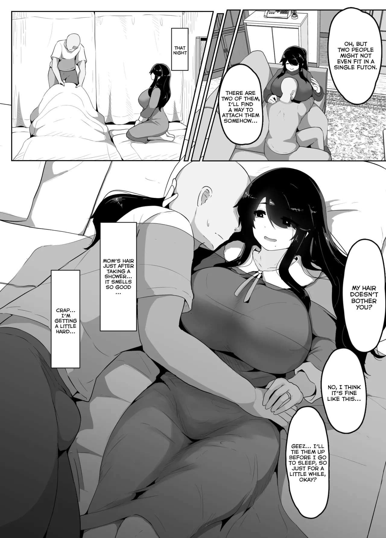 Oyasumi, Okaa-san I | Good Night, Mom I page 48 original parody - handjob milf hentai manga - read online free