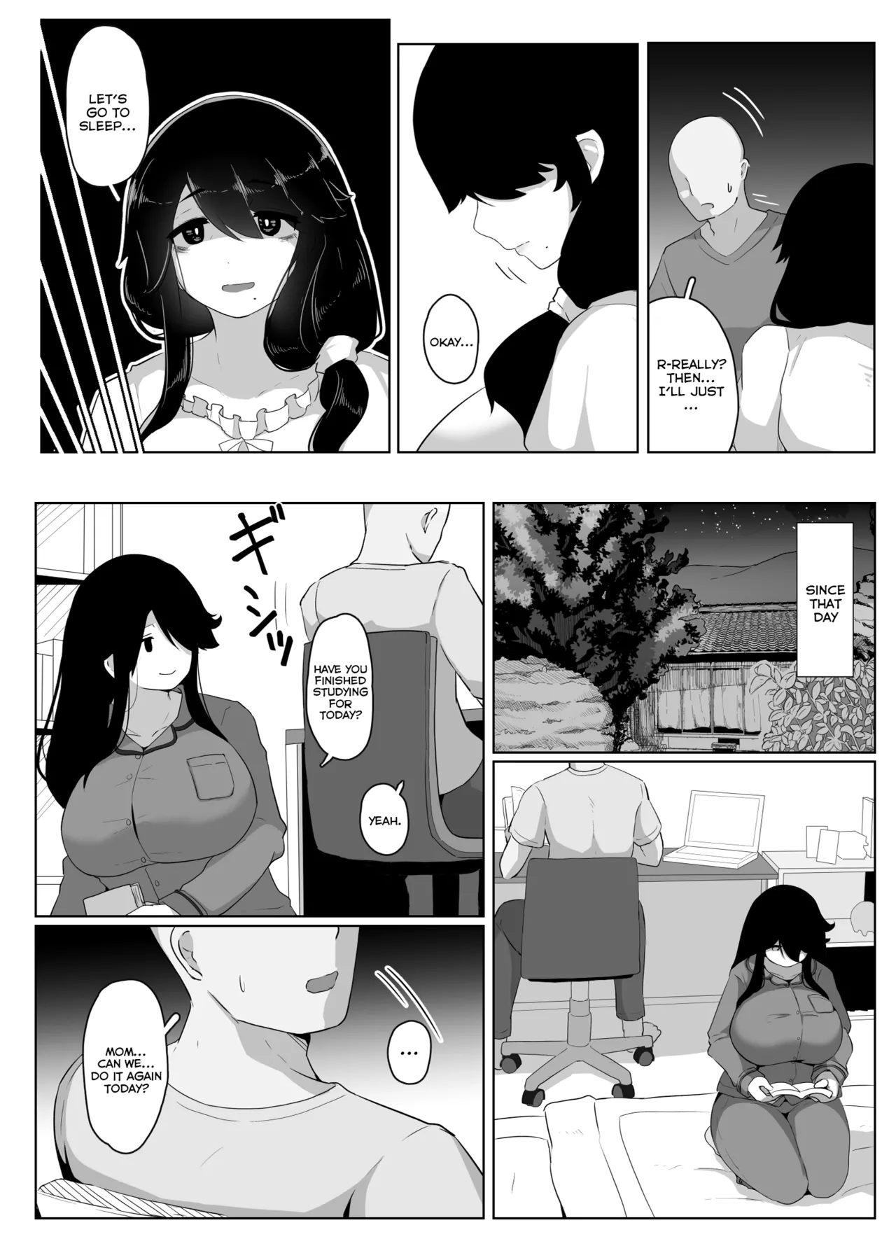 Oyasumi, Okaa-san I | Good Night, Mom I page 80 original parody - sole female sole male hentai manga - read online free