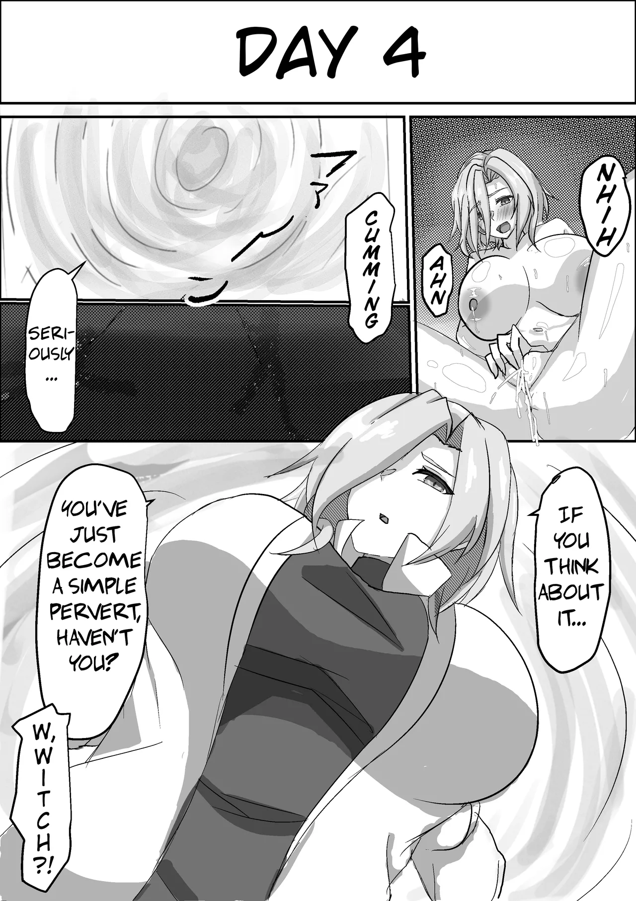 Toaru Majo no Karada Dorobou | A Certain Body Stealing Witch page 13 original parody - big breasts masturbation hentai manga - read online free