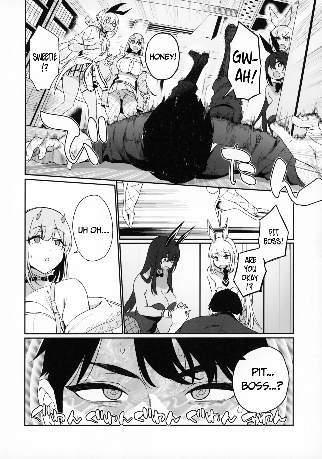 BUNNIES SHOWDOWN page 11 featuring rupee goddess of victory nikke parody - sole male nakadashi hentai manga - read online free