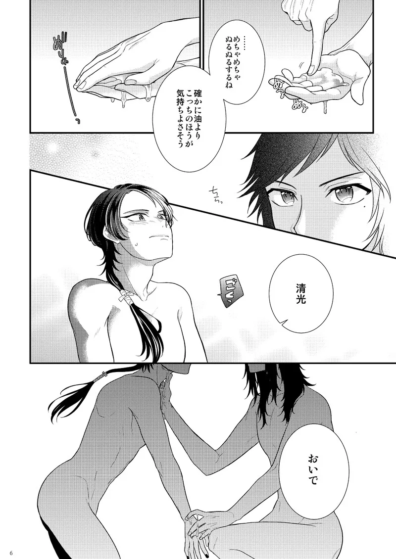 Akairo Romantics page 35 featuring yamatonokami yasusada touken ranbu parody - yaoi males only hentai manga - read online free