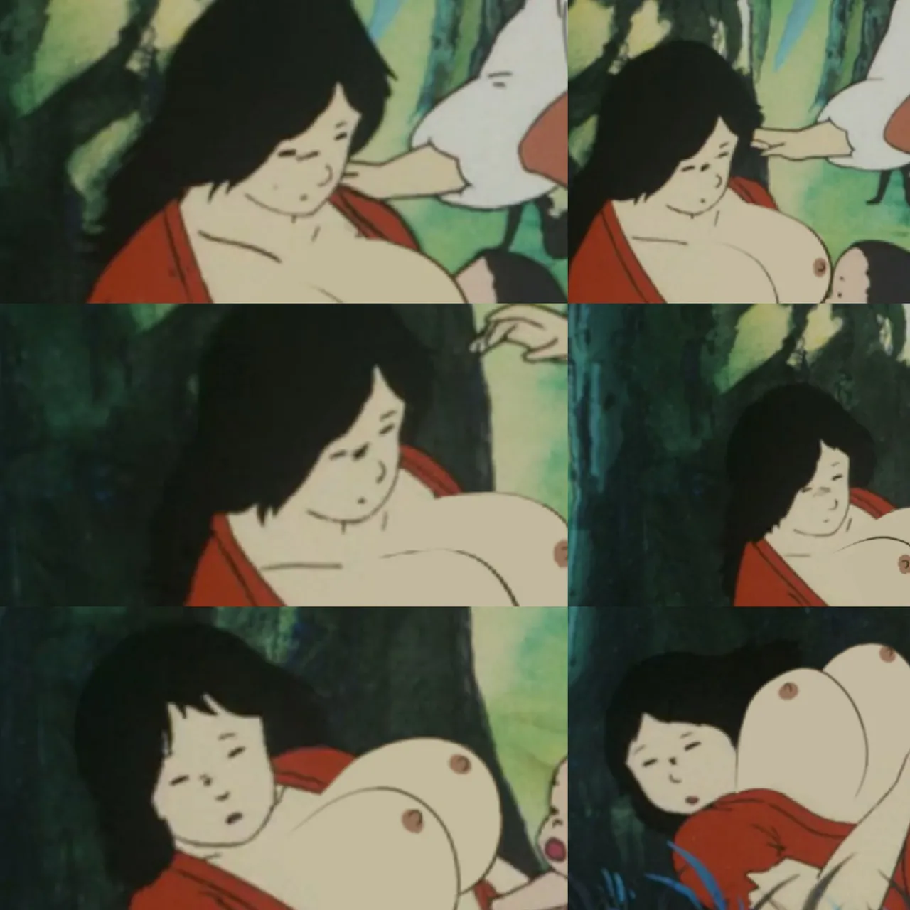 Barefoot Gen page 194 - caption hentai manga - read online free