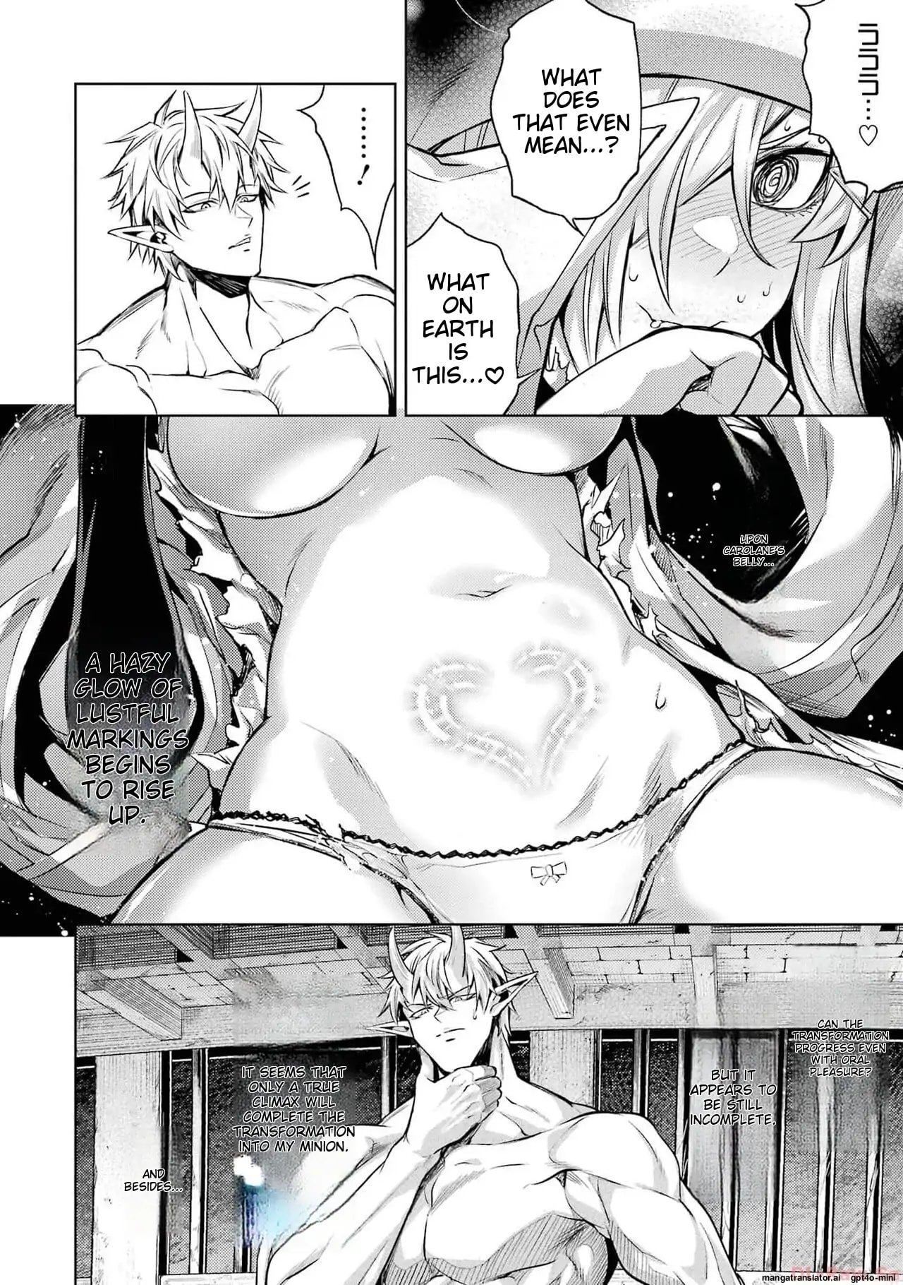 Tensei Shitara Joban de Shinu Naka Boss Datta - Heroine Kenzokuka de Ikinokoru vol.2 page 146 - rough translation demon girl hentai manga - read online free