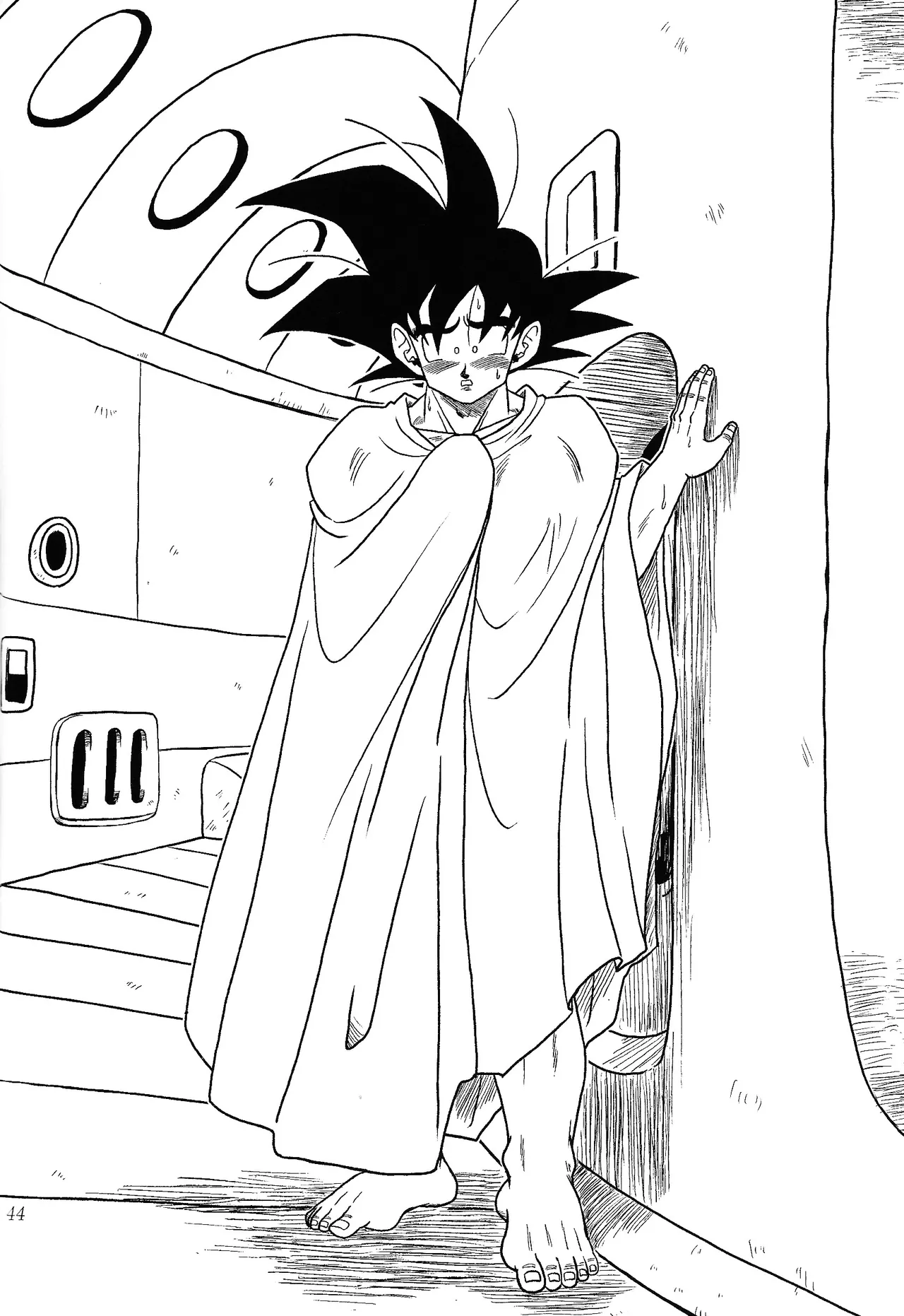 Toriko page 41 featuring son goku dragon ball z parody - nakadashi anal hentai manga - read online free