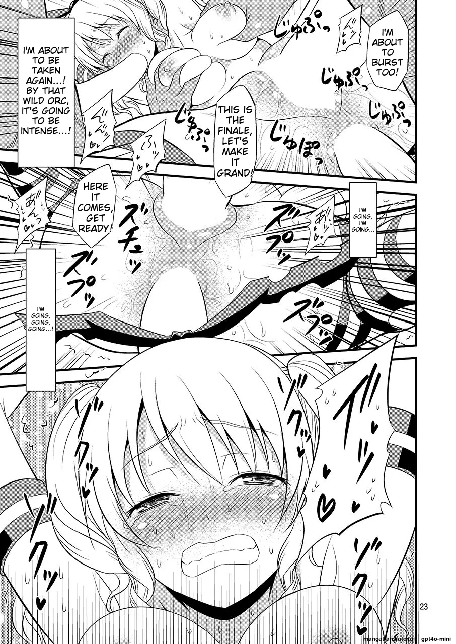 Shimakaze Cos no Kashima wa Naze Isekai de Orc ni Okasareta no ka page 21 featuring shimakaze kantai collection parody - orc group hentai manga - read online free
