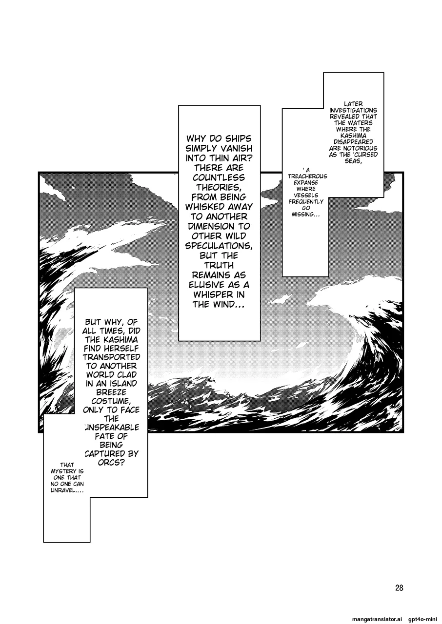 Shimakaze Cos no Kashima wa Naze Isekai de Orc ni Okasareta no ka page 26 featuring shimakaze kantai collection parody - orc group hentai manga - read online free