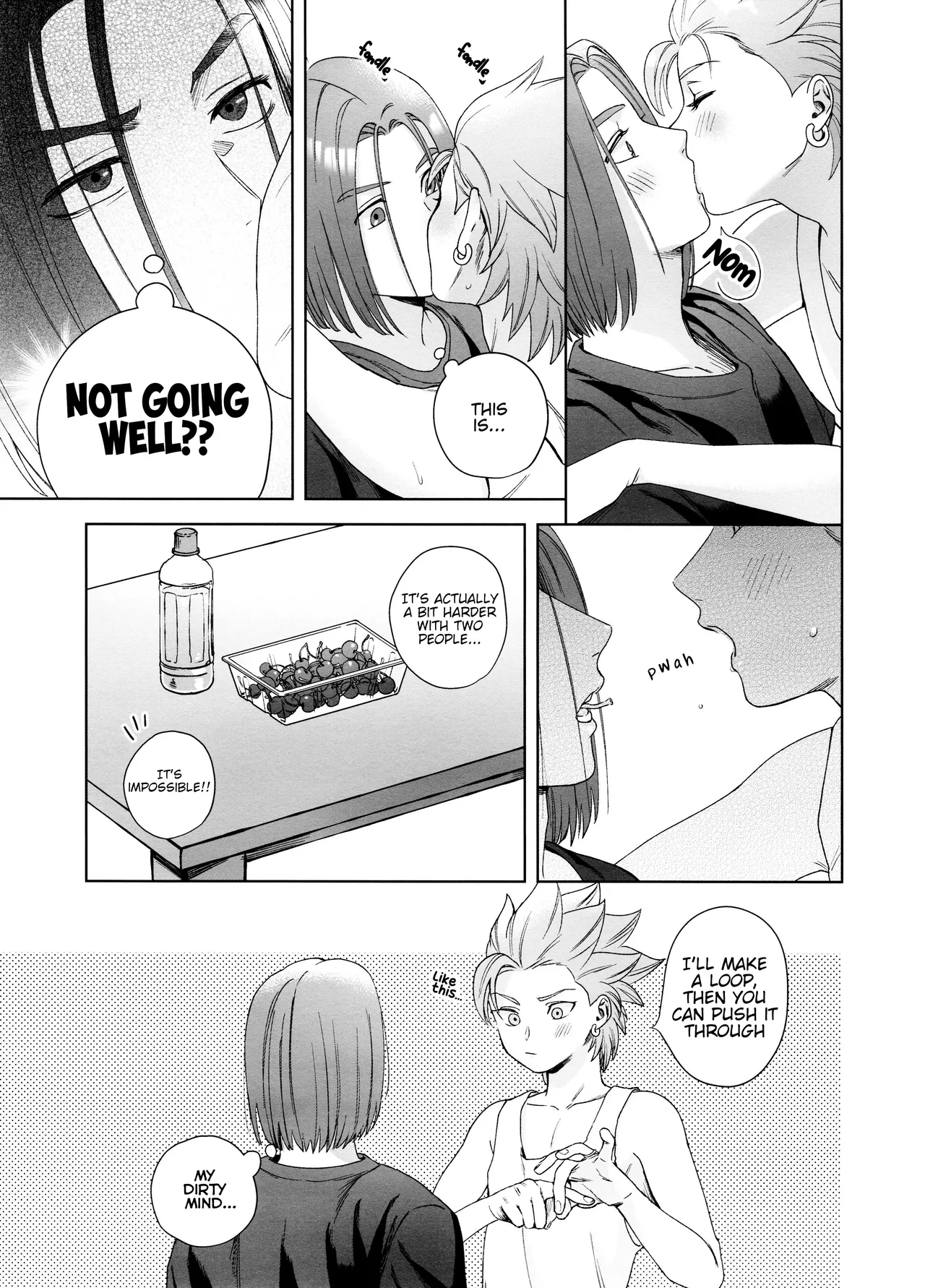 Rain and Sweat page 15 featuring camus dragon quest xi parody - rough translation kissing hentai manga - read online free