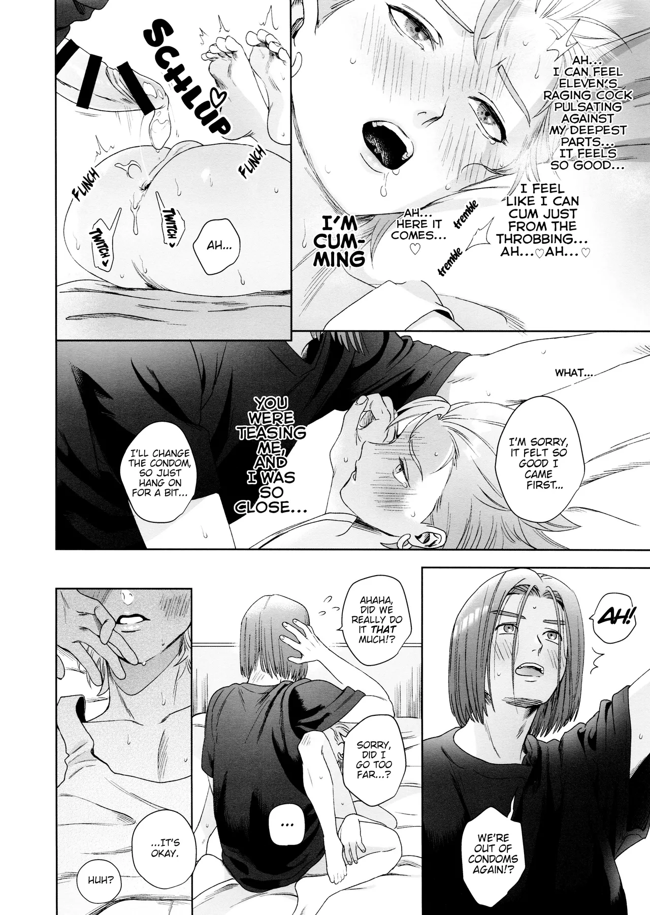 Rain and Sweat page 44 featuring camus dragon quest xi parody - rough translation kissing hentai manga - read online free