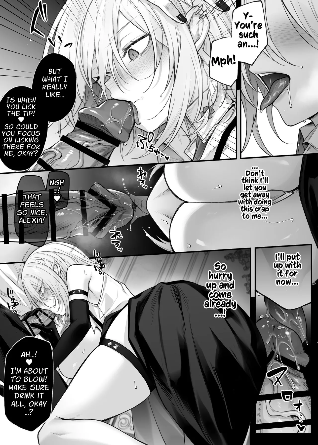 Juketsu no Majo Alexia wa Mou Otoko ni Modorenai | The Cursed Blood Witch Alexia Can Never Go Back to Being a Man page 22 original parody - leg lock big breasts hentai manga - read online free
