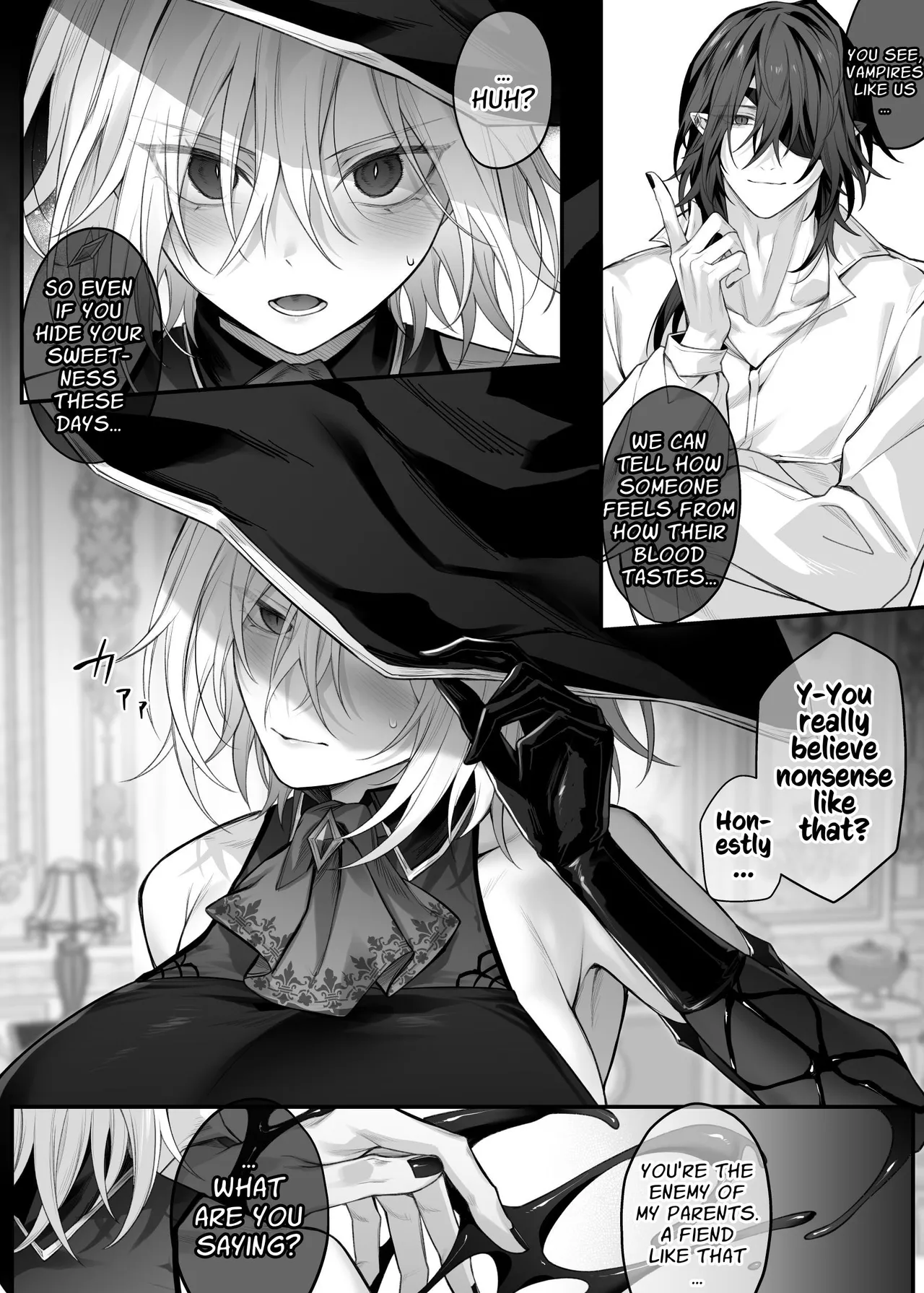 Juketsu no Majo Alexia wa Mou Otoko ni Modorenai | The Cursed Blood Witch Alexia Can Never Go Back to Being a Man page 49 original parody - leg lock big breasts hentai manga - read online free
