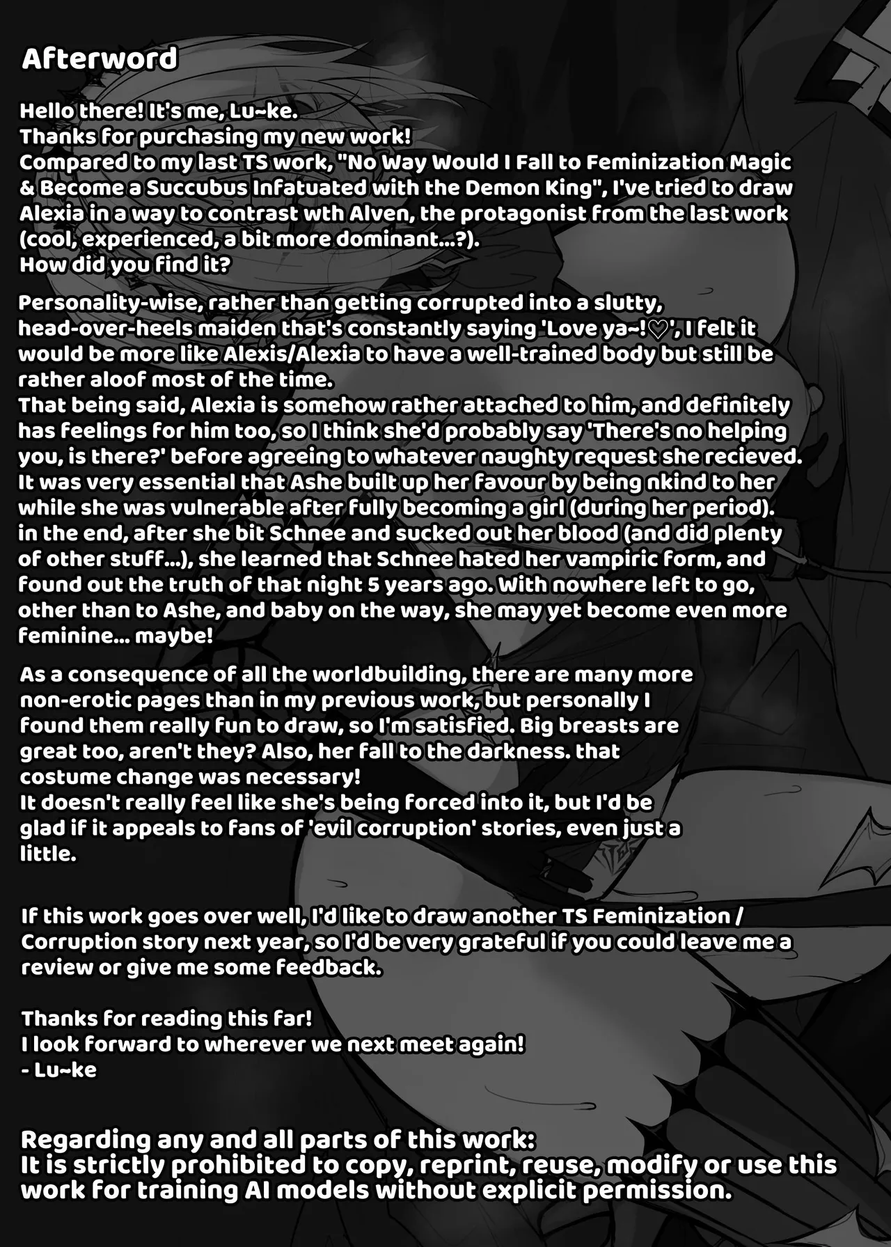 Juketsu no Majo Alexia wa Mou Otoko ni Modorenai | The Cursed Blood Witch Alexia Can Never Go Back to Being a Man page 54 original parody - leg lock big breasts hentai manga - read online free