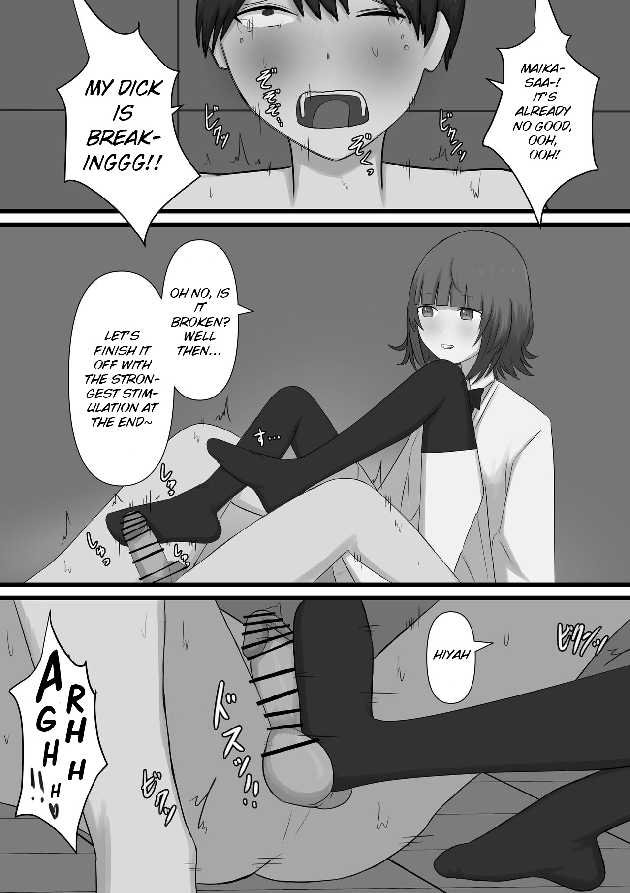 Okubyoumono ga M Seikan ni Ittemita | A coward tried going to an M-Sex shop page 65 original parody - sole female sole male hentai manga - read online free
