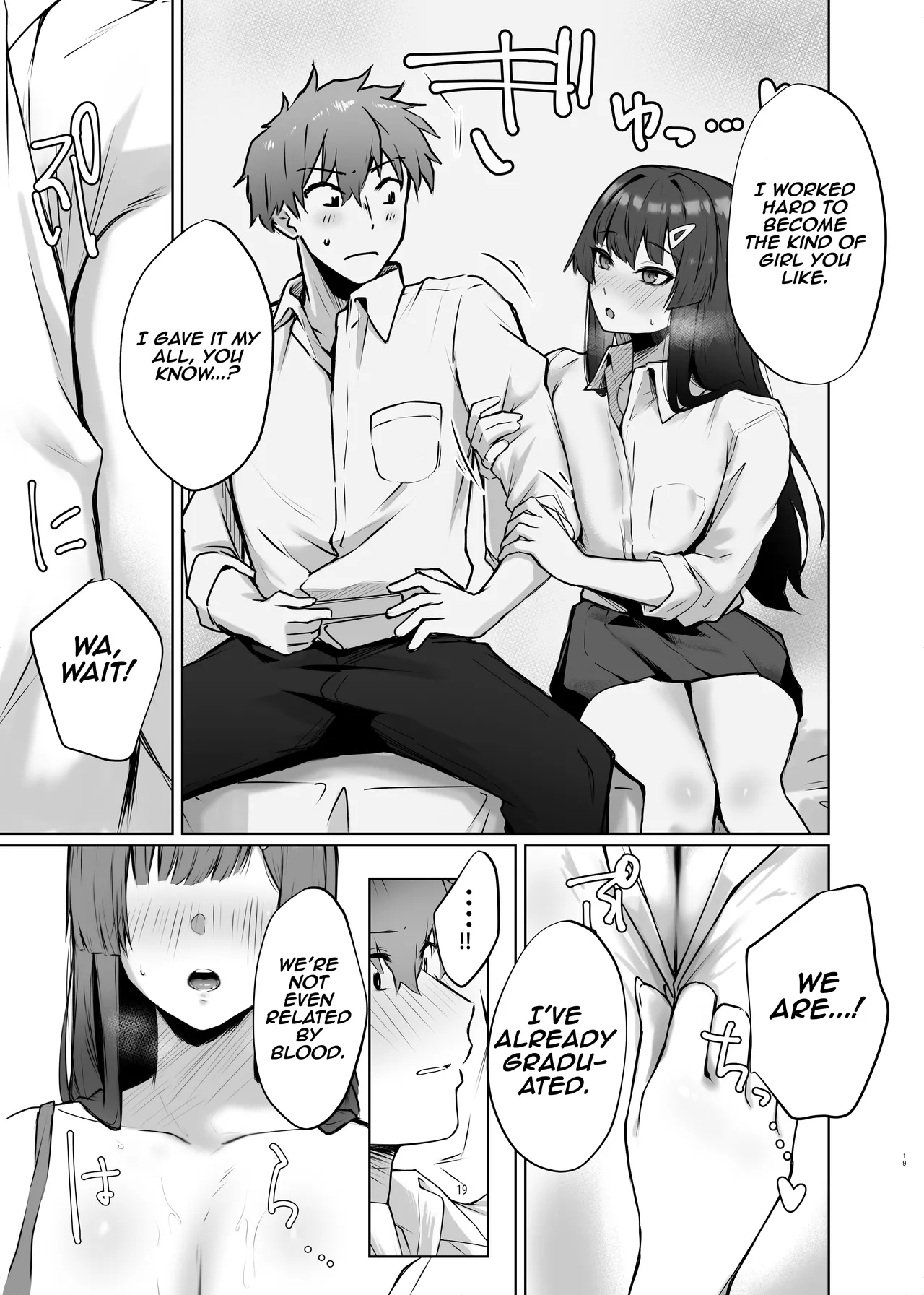 Osananajimi JK ga Dosukebe ni Seichou shita no de Sotsugyou Ichalove SEX suru Hanashi | The story of a childhood  friend who has grown up to be perverted, so they have graduation lovey-dovey sex page 20 original parody - virginity big breasts hentai manga - read online free