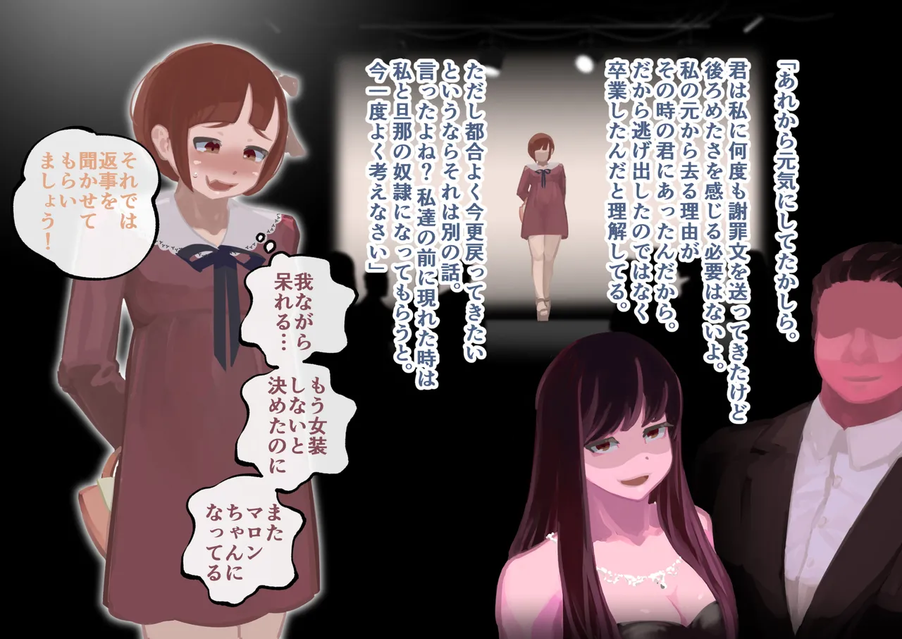 [Three Parts (Sanbu Kousaku)] Do-S Fuufuu Presents Josou Beginner-kun no Mesu Ochi Choukyou page 180 original parody - chastity belt anal hentai manga - read online free