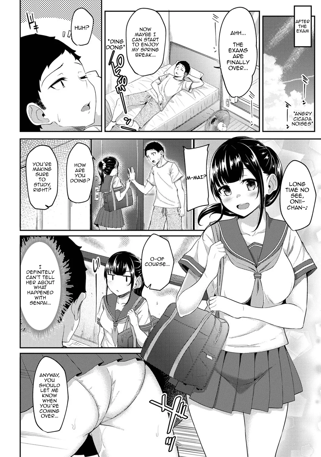 Asa Okitara Imouto ga Hadaka Apron Sugata datta node Hamete Mita | I Woke Up to my Naked Apron Sister and Tried Fucking Her Ch. 1-15 page 143 - squirting sweating hentai manga - read online free