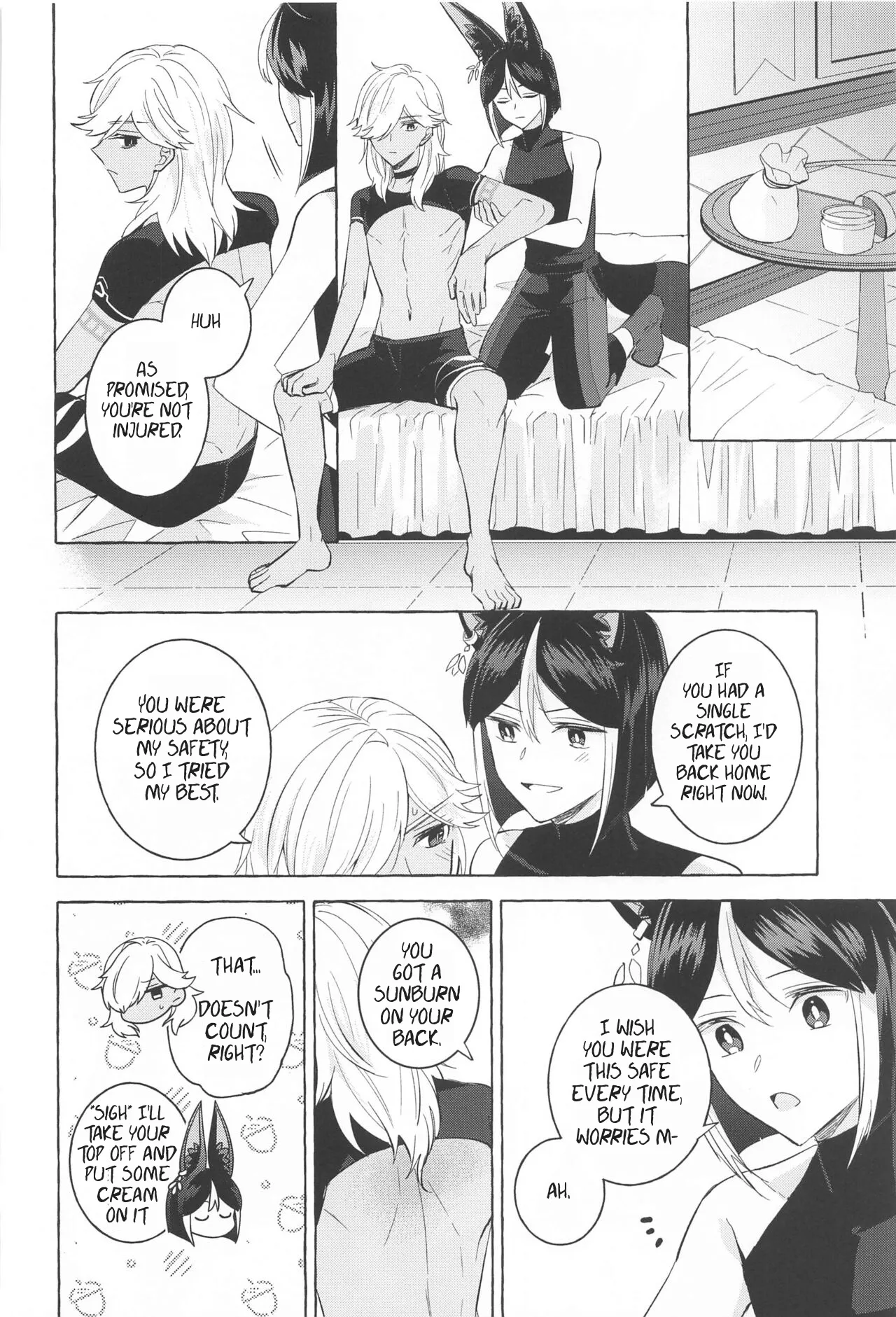 Shinju ni Yureru Buranko | Swimming in Pearlescent page 19 featuring tighnari genshin impact parody - anal males only hentai manga - read online free
